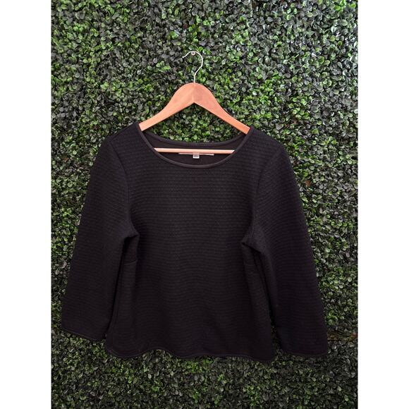 Max Studio, Black Pullover Sweater, Crew Neck Women’s Size L - Picture 1 of 6